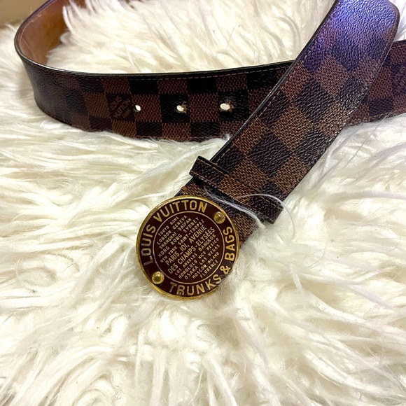 Louis Vuitton Brown Monogram Trunks and Bags Belt - Picture 2 of 2